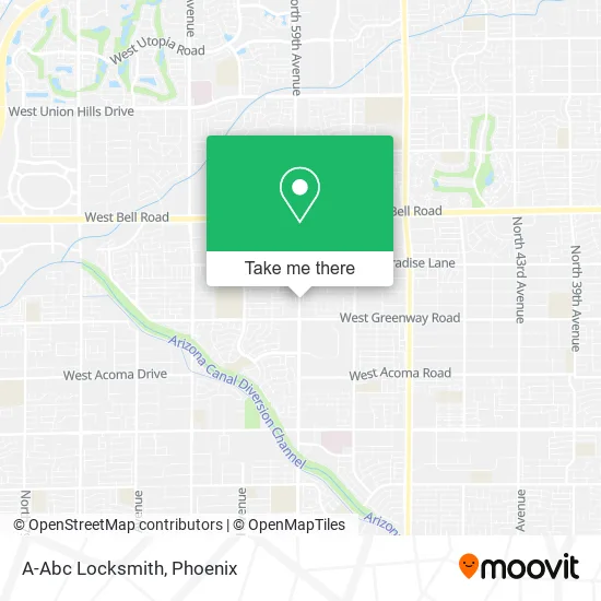 A-Abc Locksmith map
