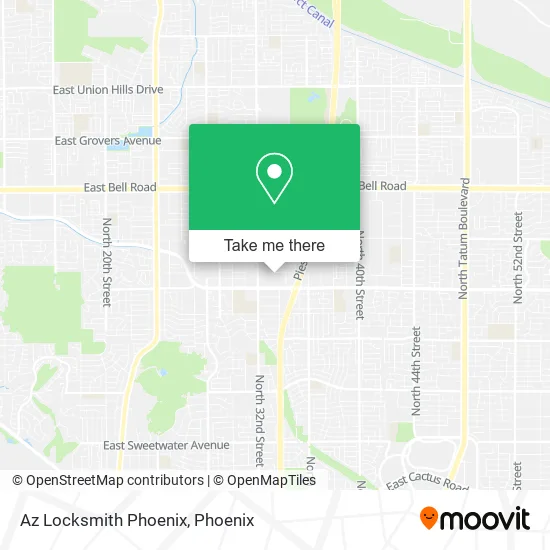 Az Locksmith Phoenix map