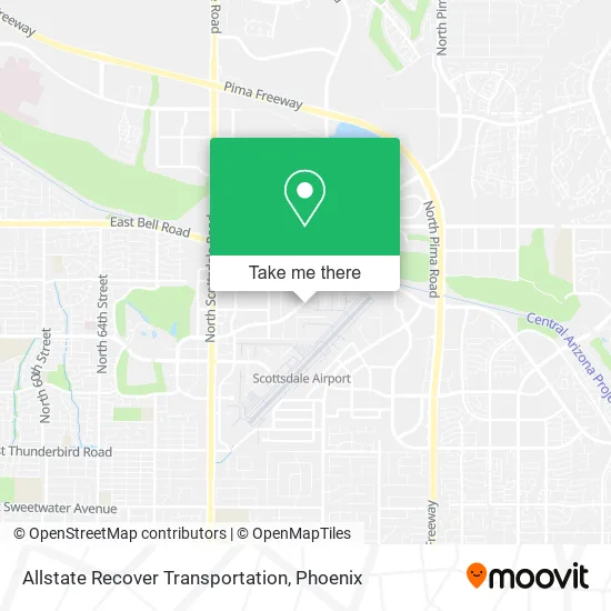 Allstate Recover Transportation map
