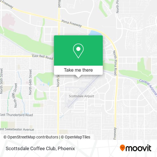 Mapa de Scottsdale Coffee Club