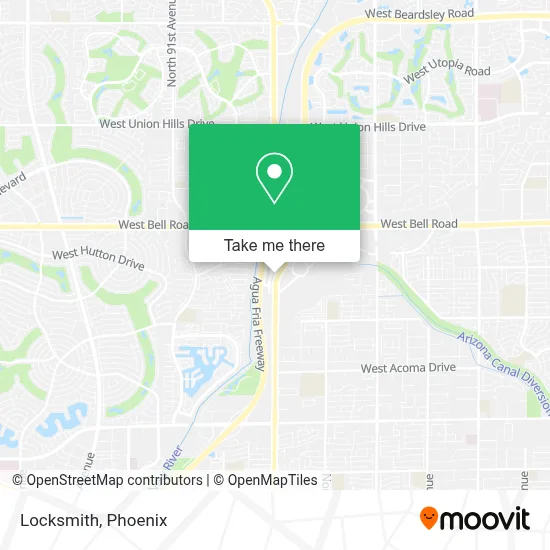 Locksmith map