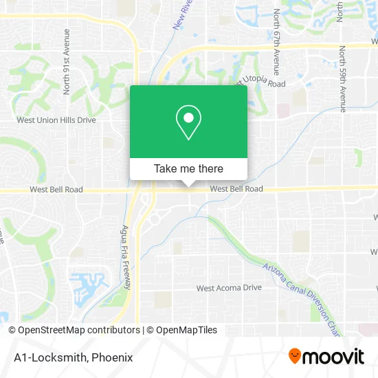 A1-Locksmith map