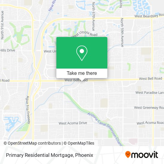 Primary Residential Mortgage map