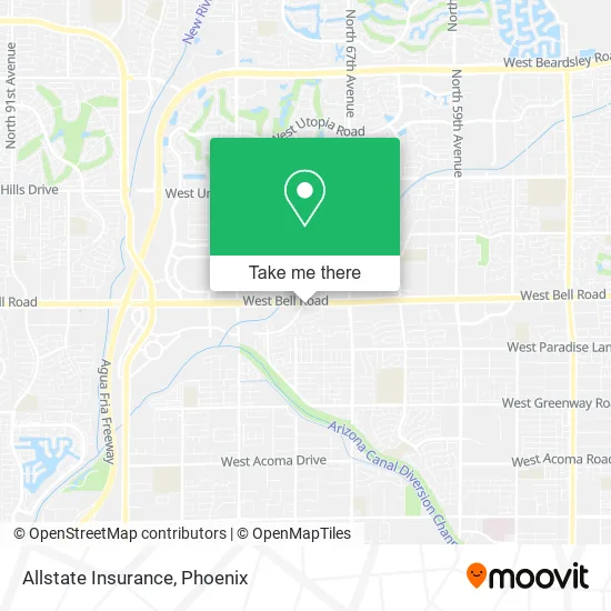 Allstate Insurance map