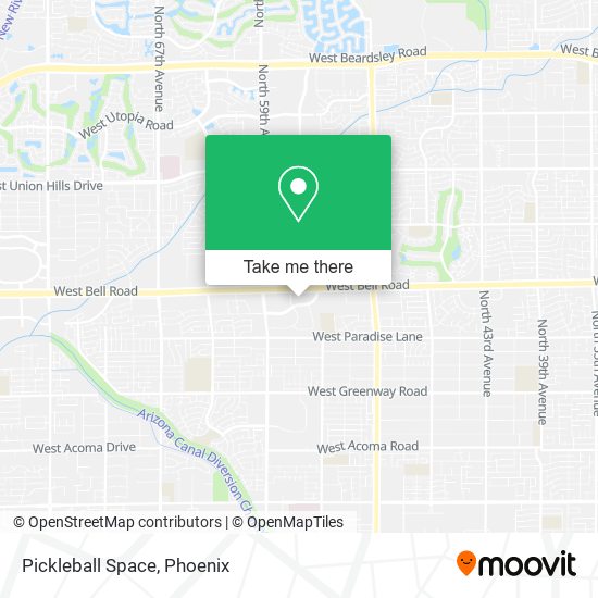 Mapa de Pickleball Space