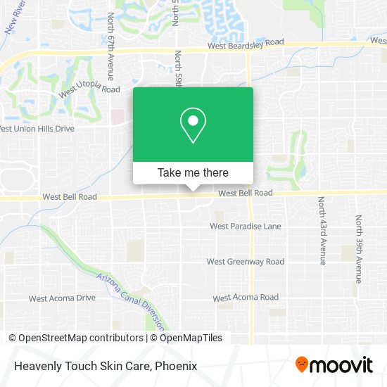 Heavenly Touch Skin Care map