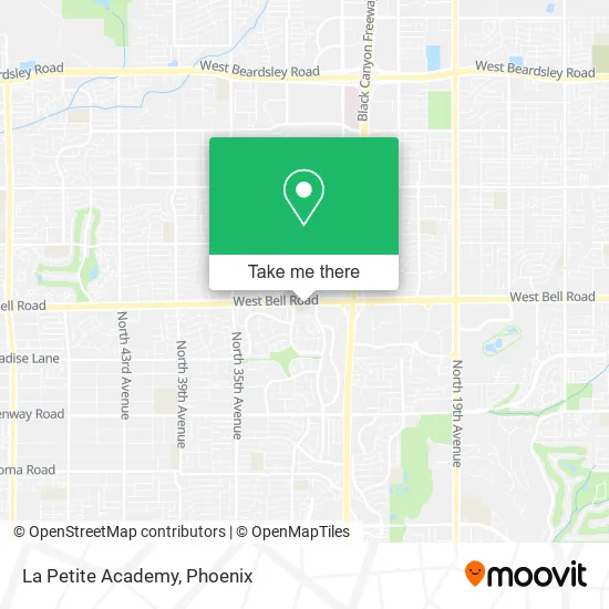 La Petite Academy map