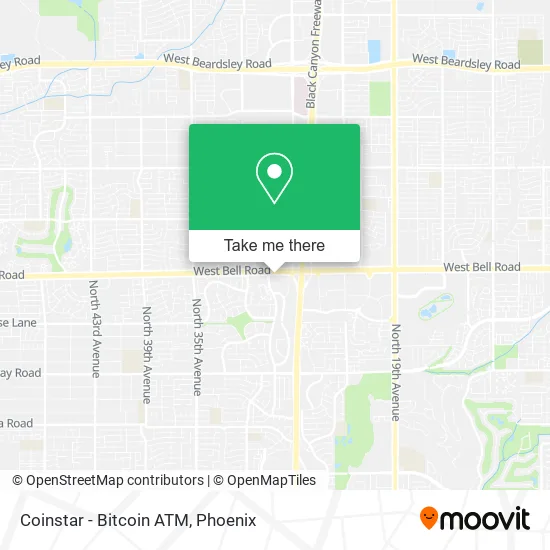Coinstar - Bitcoin ATM map