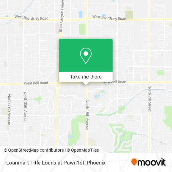 Loanmart Title Loans at Pawn1st map