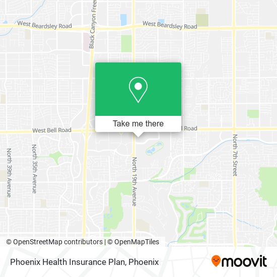 Phoenix Health Insurance Plan map