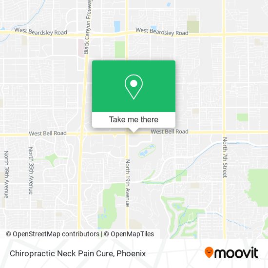 Mapa de Chiropractic Neck Pain Cure