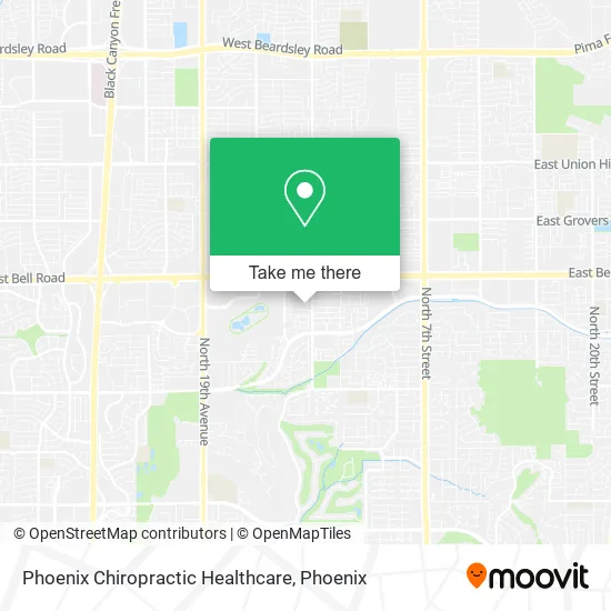 Phoenix Chiropractic Healthcare map