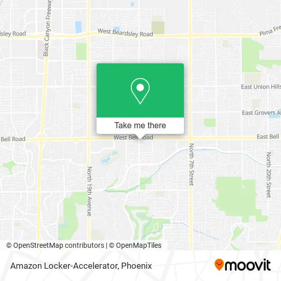 Mapa de Amazon Locker-Accelerator
