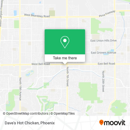 Dave's Hot Chicken map