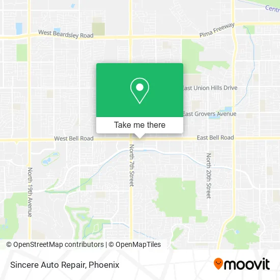Sincere Auto Repair map