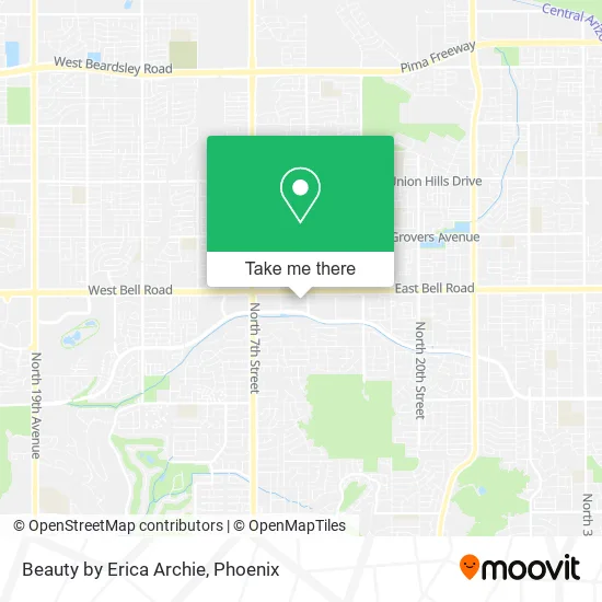 Beauty by Erica Archie map