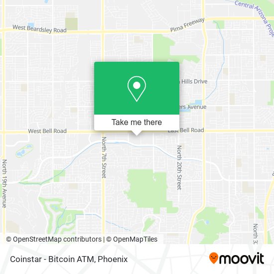 Coinstar - Bitcoin ATM map