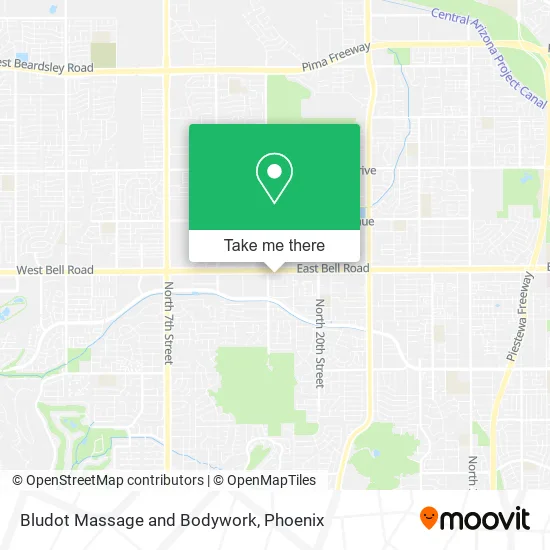 Bludot Massage and Bodywork map