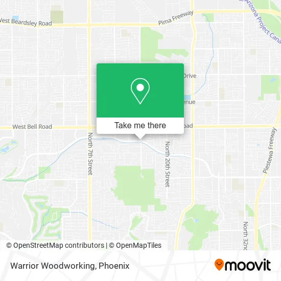 Warrior Woodworking map