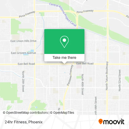 24hr Fitness map