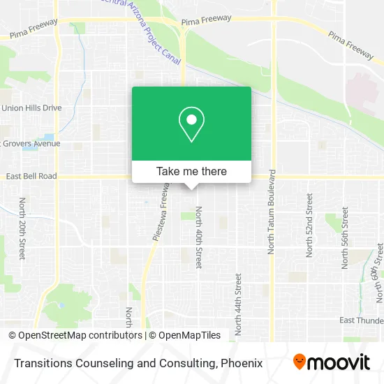 Transitions Counseling and Consulting map