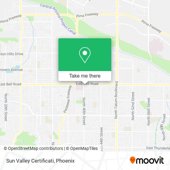 Sun Valley Certificati map