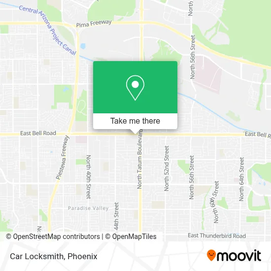 Car Locksmith map