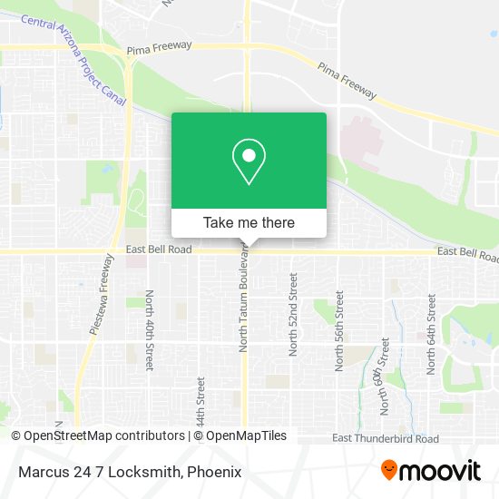 Mapa de Marcus 24 7 Locksmith
