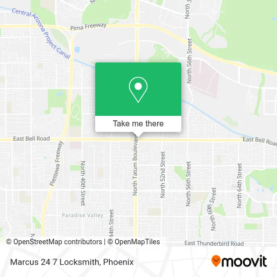 Marcus 24 7 Locksmith map