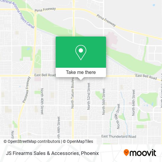 JS Firearms Sales & Accessories map
