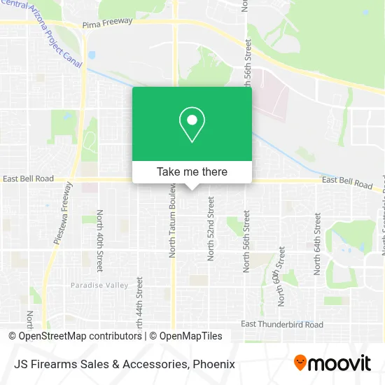 JS Firearms Sales & Accessories map