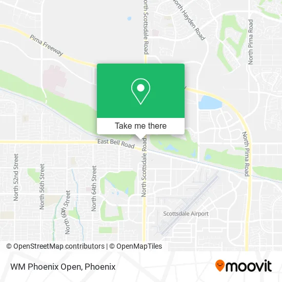 WM Phoenix Open map