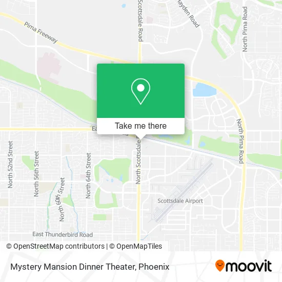 Mystery Mansion Dinner Theater map