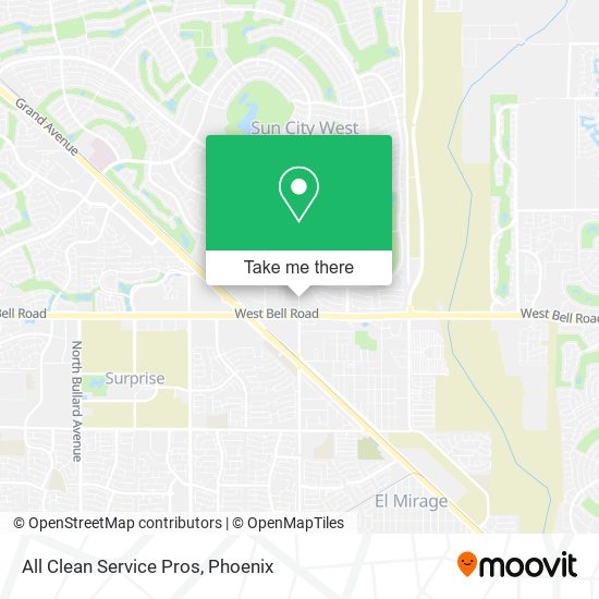 Mapa de All Clean Service Pros