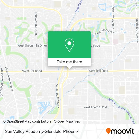 Sun Valley Academy-Glendale map