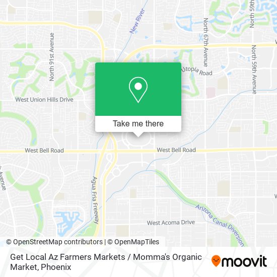 Mapa de Get Local Az Farmers Markets / Momma's Organic Market