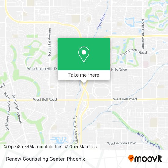 Renew Counseling Center map