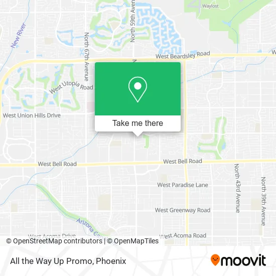 All the Way Up Promo map