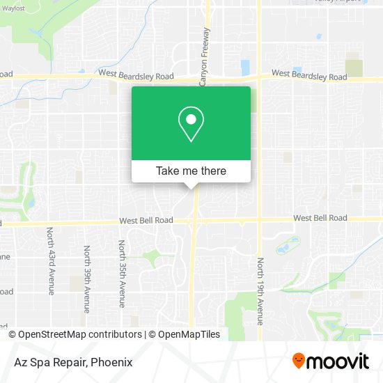 Mapa de Az Spa Repair