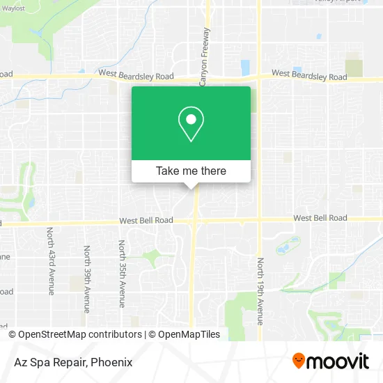Az Spa Repair map