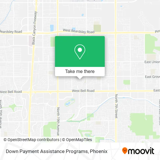 Down Payment Assistance Programs map