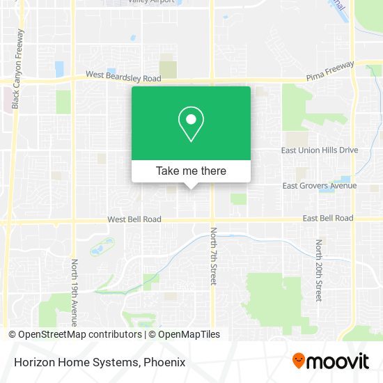 Horizon Home Systems map