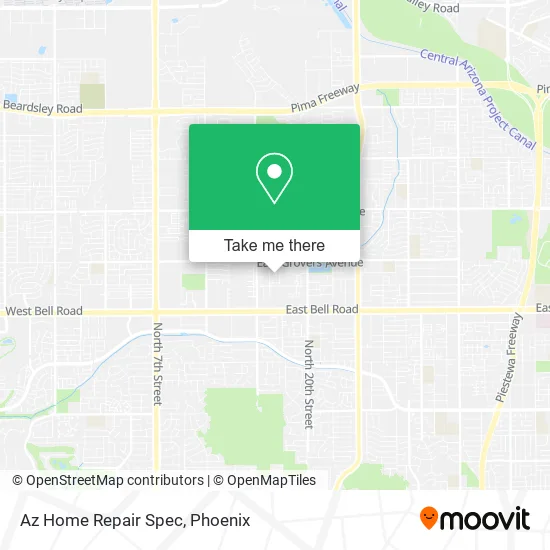 Az Home Repair Spec map