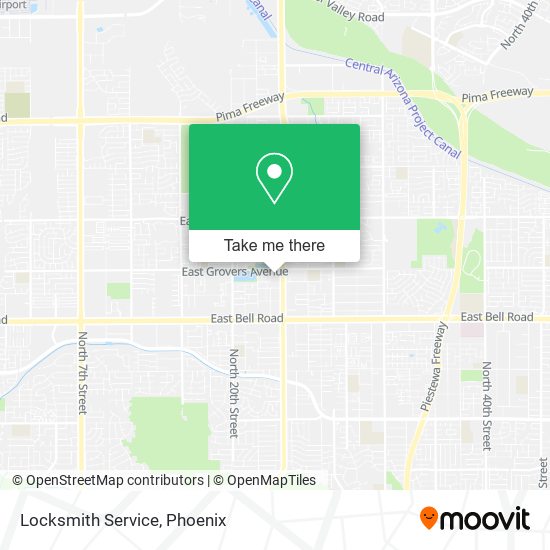 Mapa de Locksmith Service