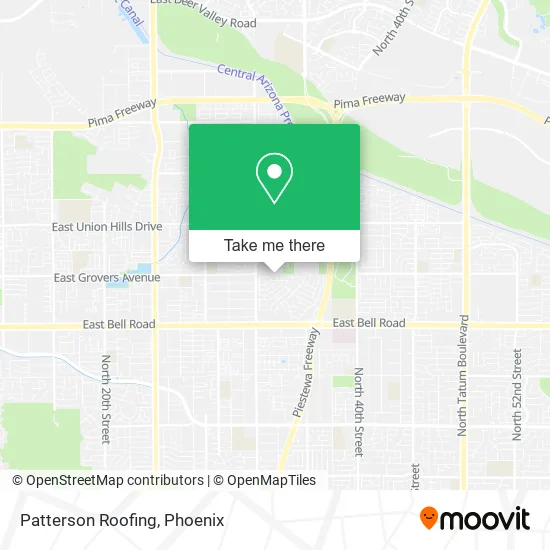 Patterson Roofing map