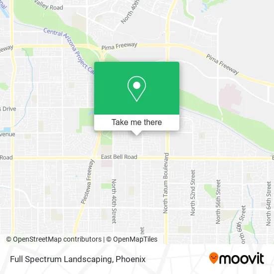 Full Spectrum Landscaping map