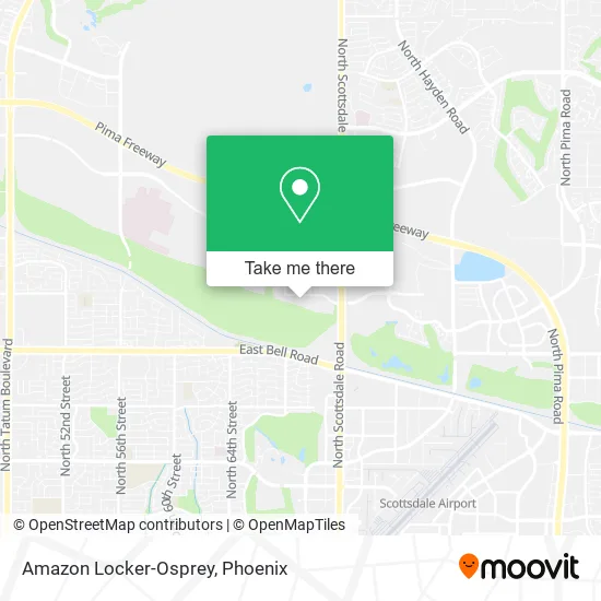 Amazon Locker-Osprey map