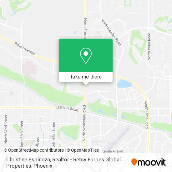 Mapa de Christine Espinoza, Realtor - Retsy Forbes Global Properties