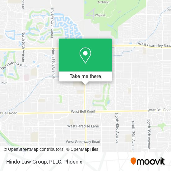Mapa de Hindo Law Group, PLLC