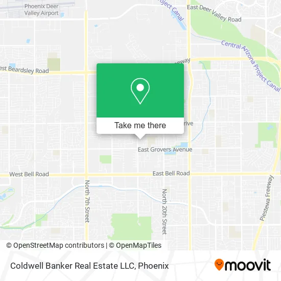 Coldwell Banker Real Estate LLC map